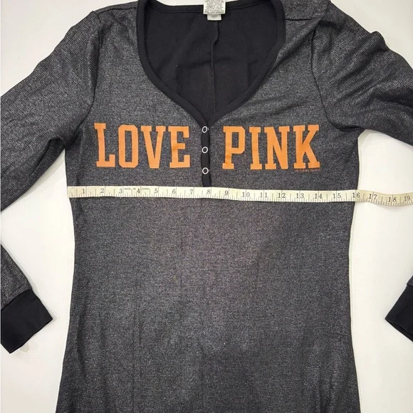 PINK Victoria's Secret with 5th Ocean One piece Pajamas Size Large - Picture 7 of 9